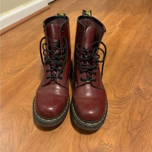 Blood Red Doc Martens